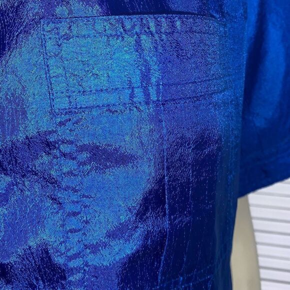 Vintage 80s Worthington Essentials Blouse with Shoulder Pads / Size 14M - Picture 6 of 11